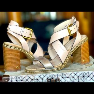 Coach square heel sandals
